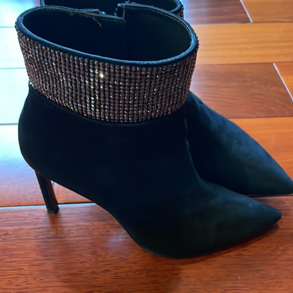 Stuart Weitzman Evening Bootie In Black - image 2